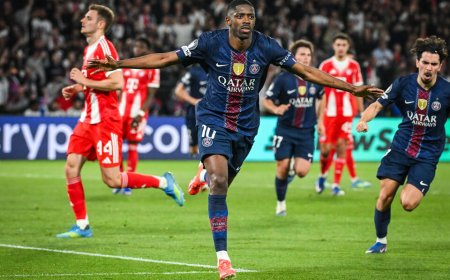 UEFA Champions League: PSG beat Bayern 5-4 in nine-goal thriller in Paris