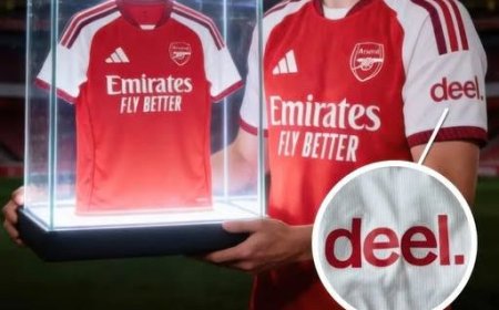Arsenal replace Visit Rwanda with Deel as new sleeve sponsor next season