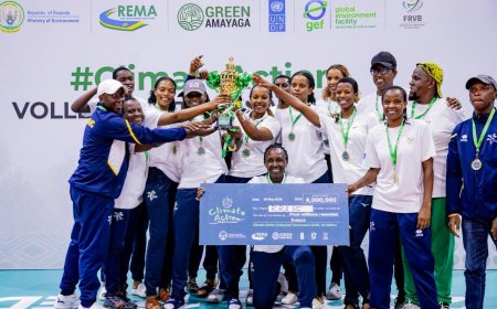 Volleyball: RRA VC, Police crowned Climate Action Tournament champions (Photos)