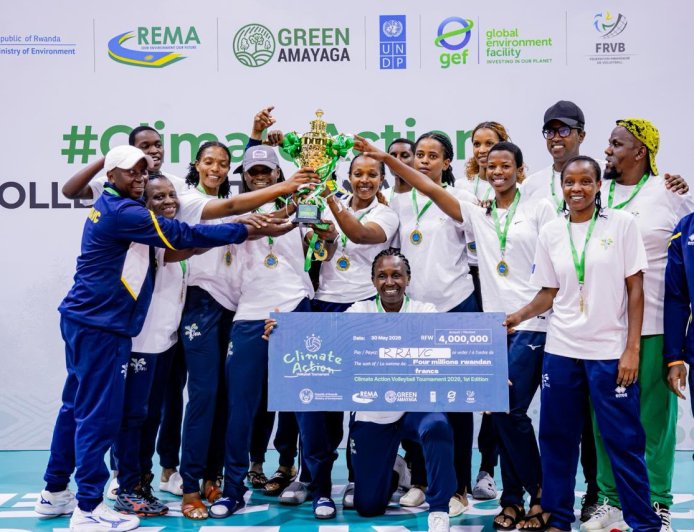 Volleyball: RRA VC, Police crowned Climate Action Tournament champions (Photos)