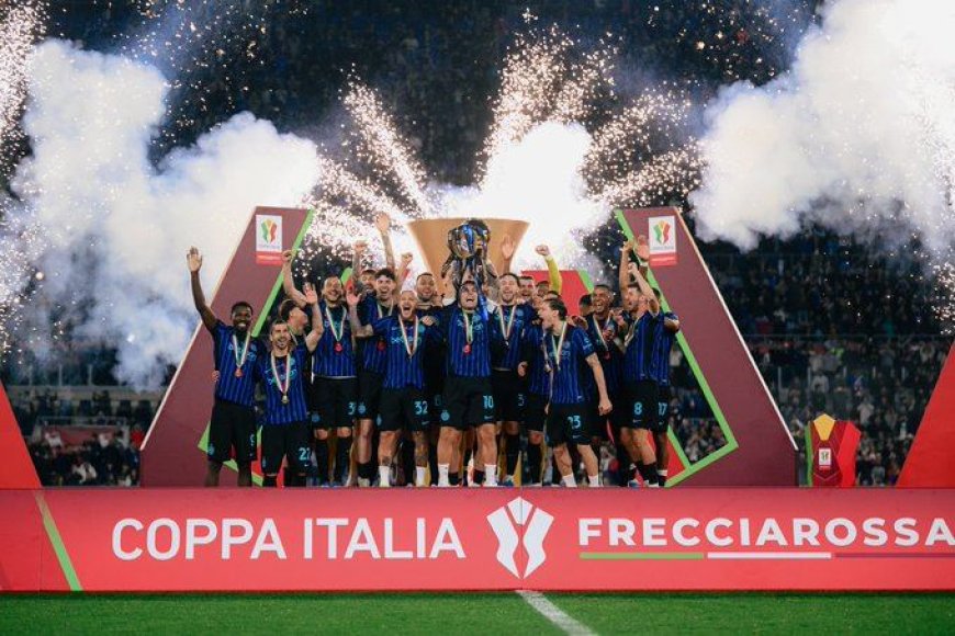 PHOTOS: Inter seal domestic double with Coppa Italia triumph over Lazio