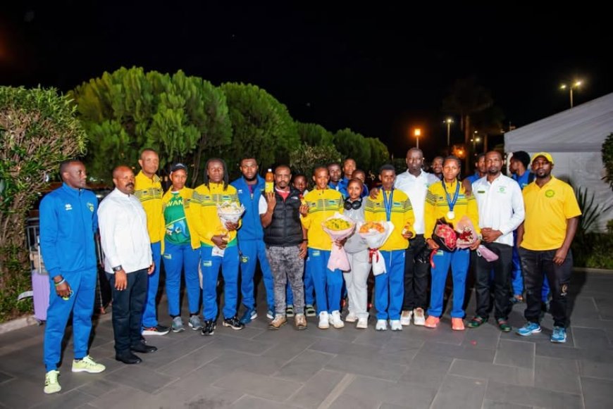 Athletics: Ese Urwibutso welcomes Rwanda athletes after historic African Championships triumph