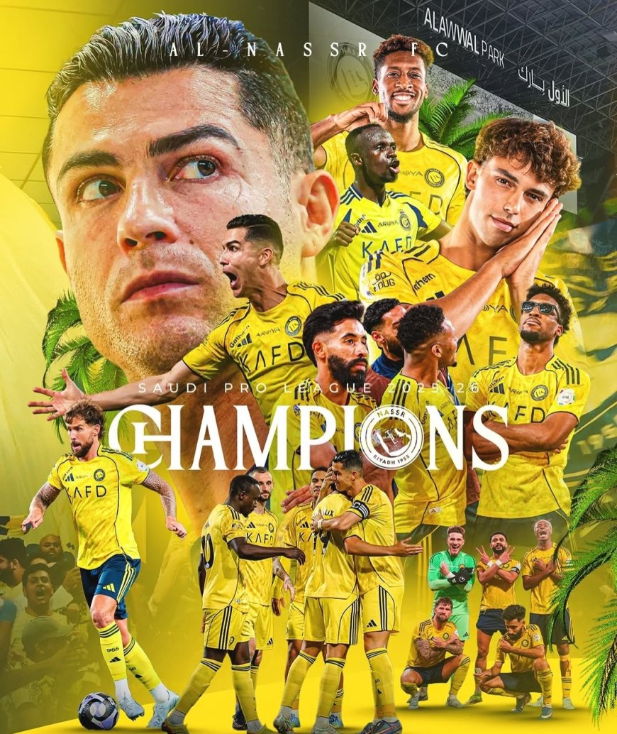 PHOTOS: Cristiano Ronaldo’s Al Nassr FC crowned Saudi Pro League champions