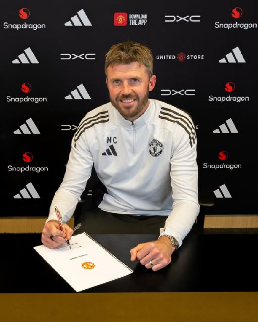 Michael Carrick appointed new head coach of Manchester United