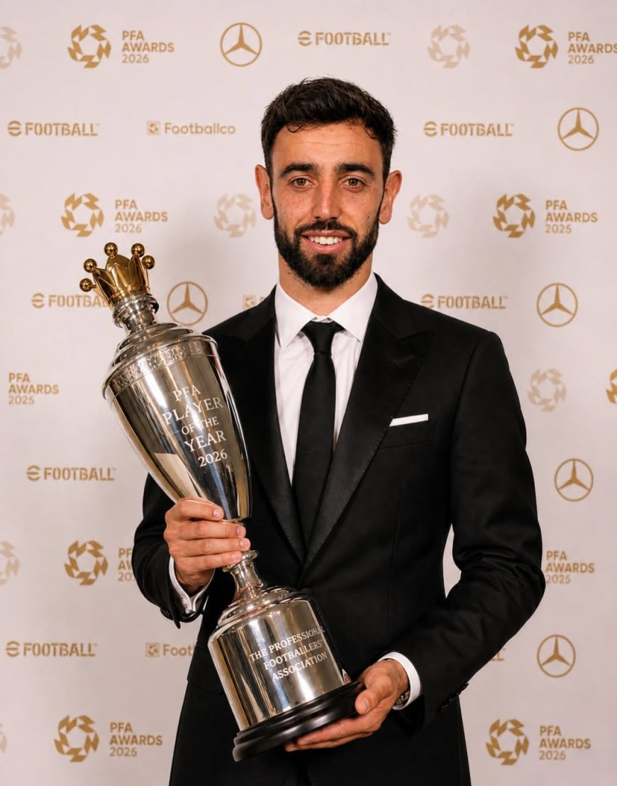 Bruno Fernandes named 2025–26 Premier League Player of the Season