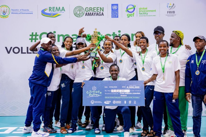 Volleyball: RRA VC, Police crowned Climate Action Tournament champions (Photos)