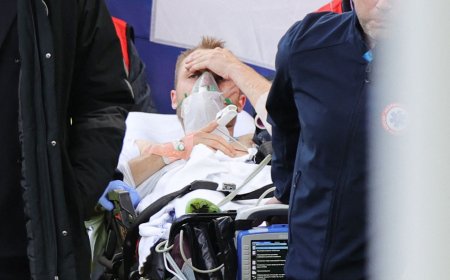 Christian Eriksen suffers another collapse during Ukraine friendly