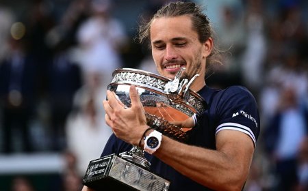 French Open: Zverev beats Cobolli in five-set thriller to win maiden Grand Slam title