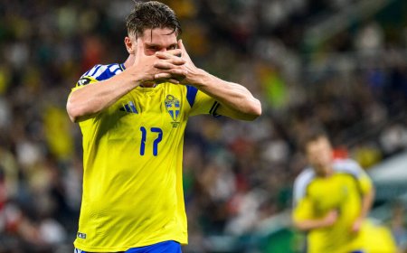 Gyökeres’s Sweden make statement with emphatic 5-1 victory over Tunisia