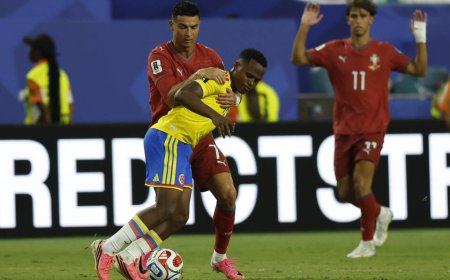 Colombia top group K after holding Portugal in thrilling stalemate