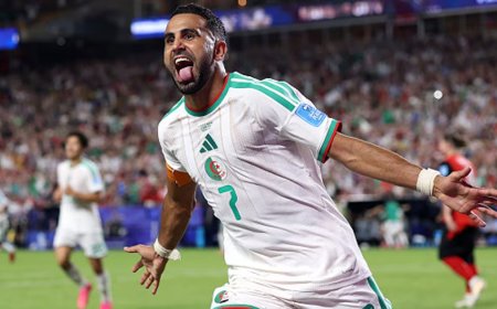 Mahrez’s brace sends Algeria into World Cup knockouts after six-goal Austria thriller