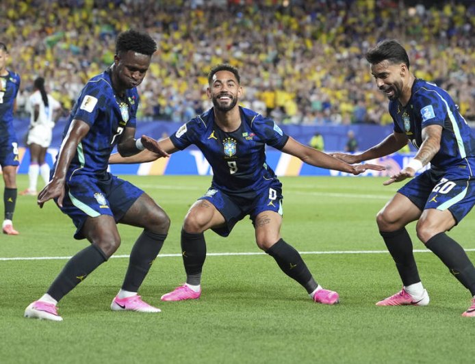 Cunha double powers Brazil past Haiti in crucial World Cup Victory