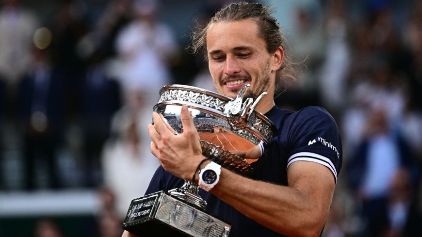 French Open: Zverev beats Cobolli in five-set thriller to win maiden Grand Slam title