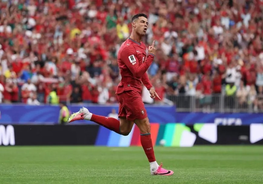 Ronaldo brace leads Portugal rout as Uzbekistan fall in Houston