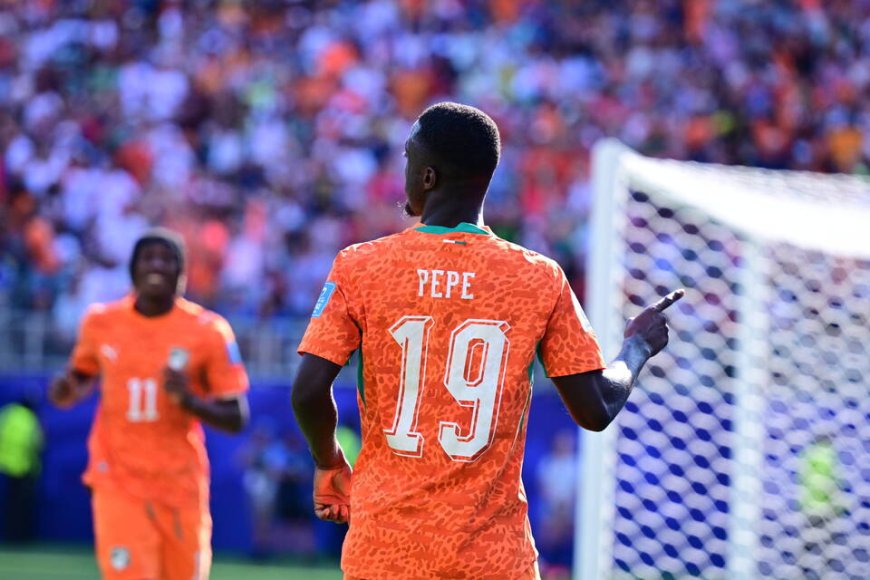 Pépé brace sends Ivory Coast into historic World Cup knockout stage