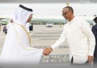 President Kagame arrives in Qatar to honor late former Emir Sheikh Hamad