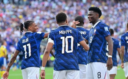 Mbappé brace powers France past Sweden into World Cup last 16