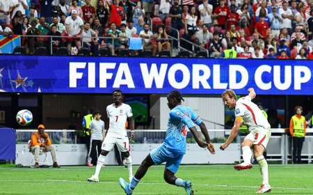 Kane’s late brace breaks DR Congo hearts, sends England into World Cup last 16