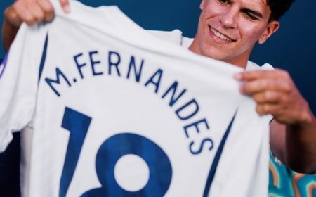 Tottenham complete club-record £85m signing of Mateus Fernandes from West Ham