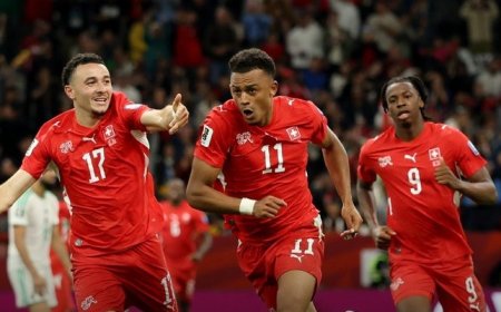 Switzerland cruise past Algeria to reach World Cup last 16