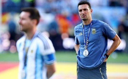 Argentina’s Scaloni uncertain over future after World Cup final loss