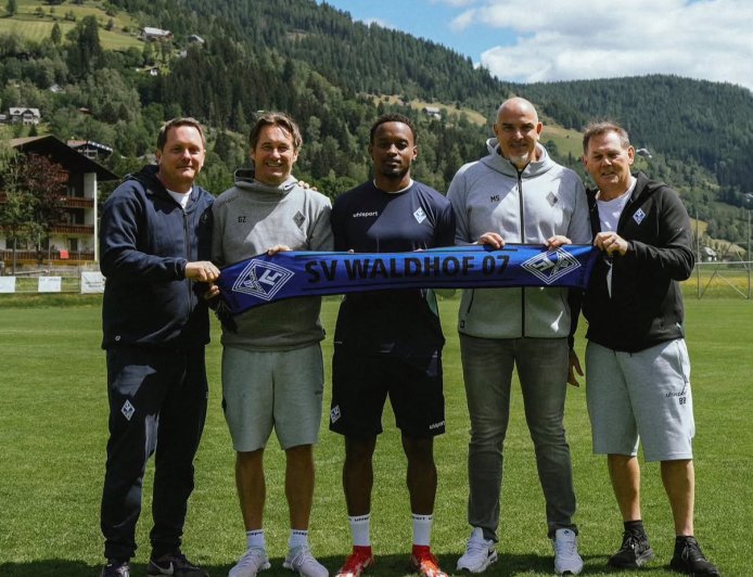 Leroy-Jacques Mickels signs for Germany’s SV Waldhof Mannheim