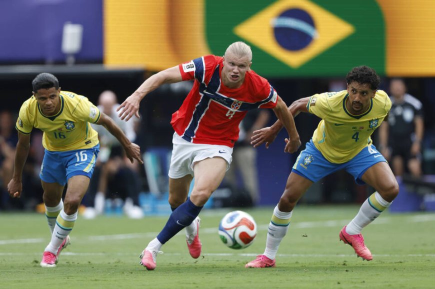 Haaland double sinks Brazil, Norway reach historic World Cup quarter-finals