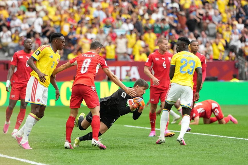 Switzerland edge Colombia on penalties to reach first World Cup quarter-final since 1954 (Photos)