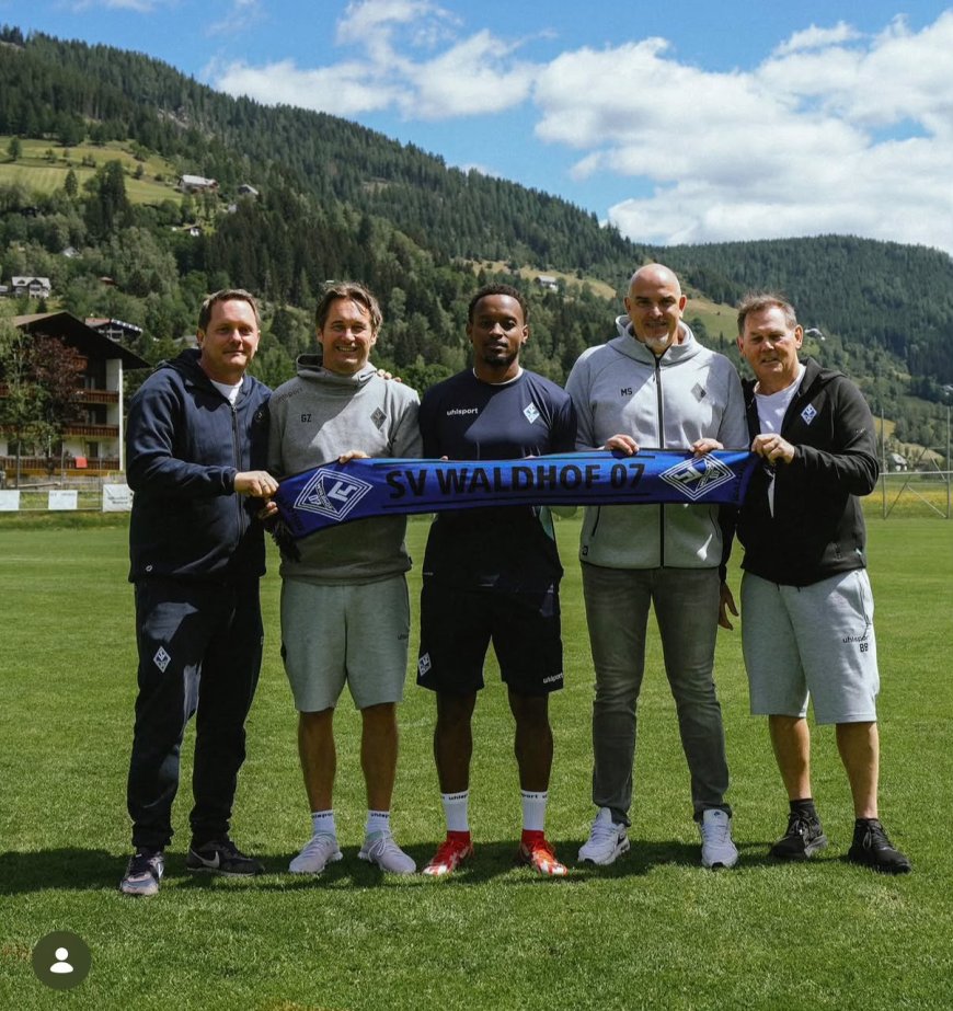 Leroy-Jacques Mickels signs for Germany’s SV Waldhof Mannheim