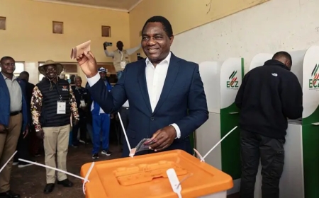 Hakainde Hichilema re-elected as Zambia’s President