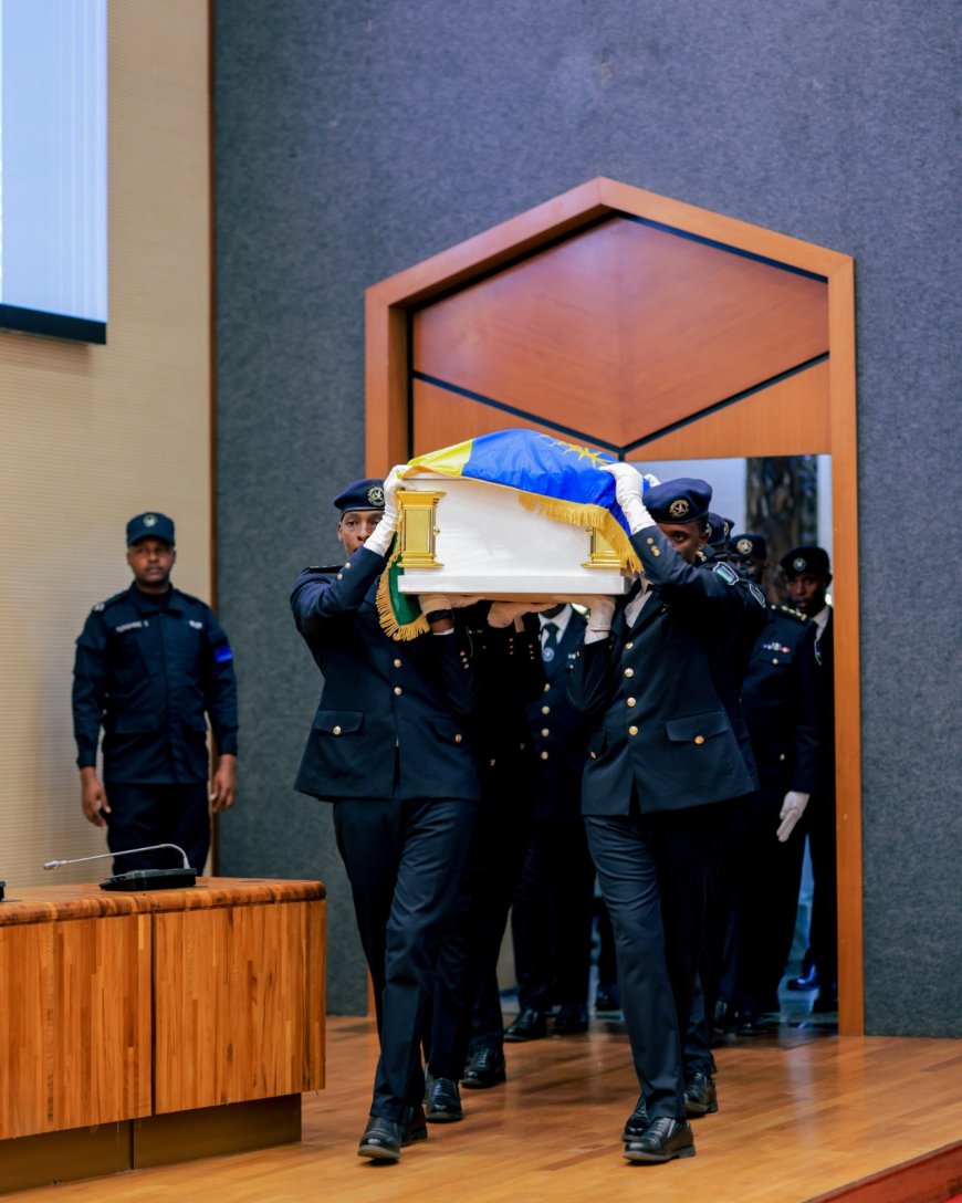 PHOTOS: Kagame pays tribute to Donatille Mukabalisa at State Funeral