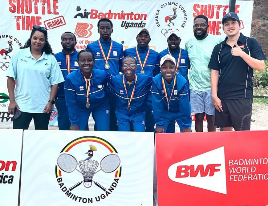 Rwanda clinch maiden medal at Africa AirBadminton Championship (Photos)