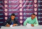PHOTOS: Etincelles FC secure one-year deal with RydeXpress