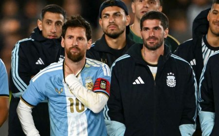 De Paul leads Messi tributes after Argentina farewell (Photos)