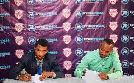 PHOTOS: Etincelles FC secure one-year deal with RydeXpress