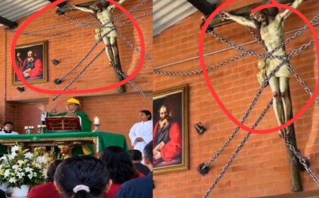 Ecuador: Chained crucifix video goes viral after Priest’s death