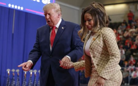 PHOTOS: Nicki Minaj’s appearance draws Trump’s attention at Michigan rally