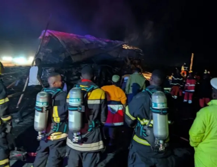 28 dead in Tanzania's fiery bus crash