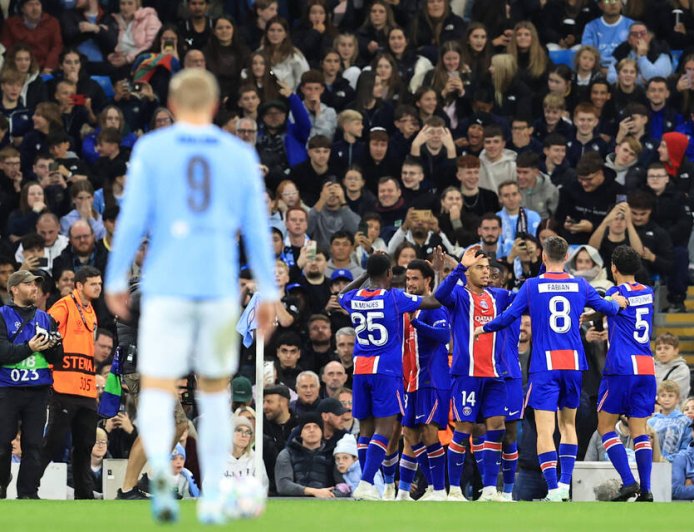 PHOTOS: PSG beat Manchester City 4-2 in Etihad Champions League thriller