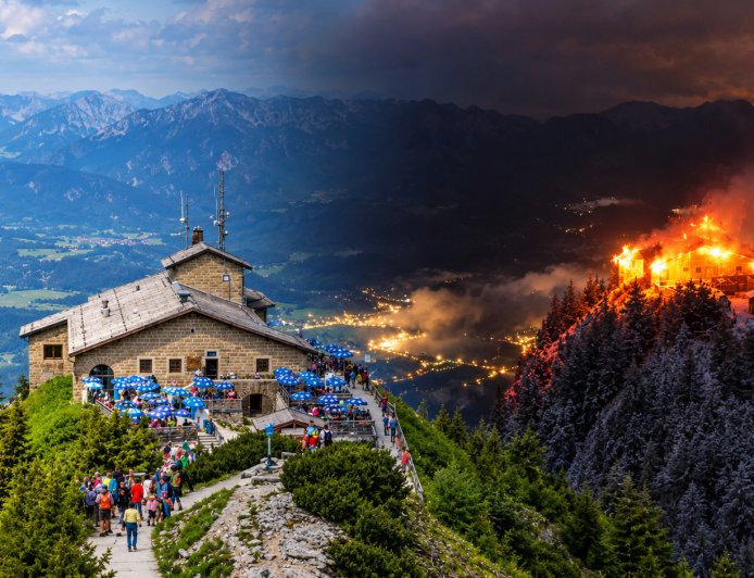 Germany: Hitler’s Mountain retreat devastated by Fire
