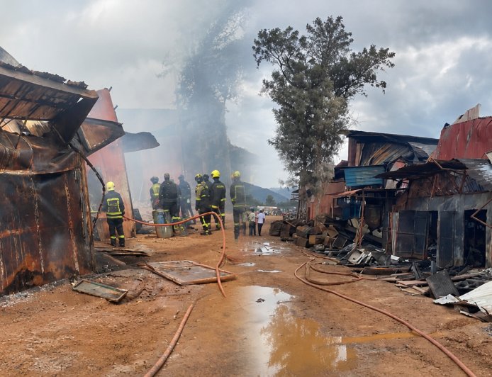Traders face Billions in losses after Gisozi Market fire