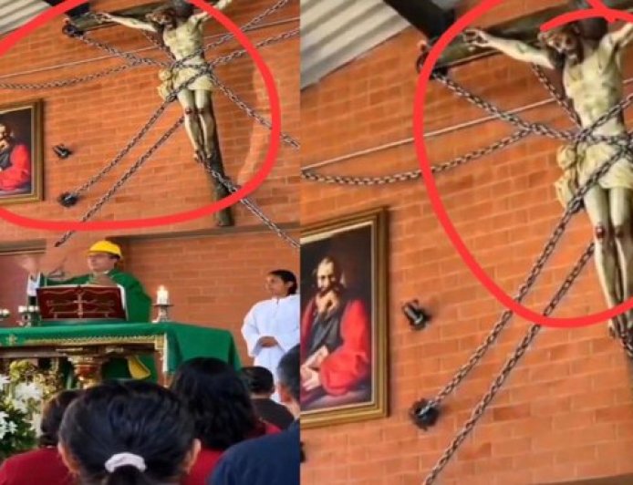 Ecuador: Chained crucifix video goes viral after Priest’s death