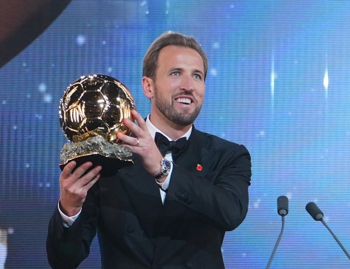 PHOTOS: Kane ends England’s 25-year wait for the Ballon d’Or