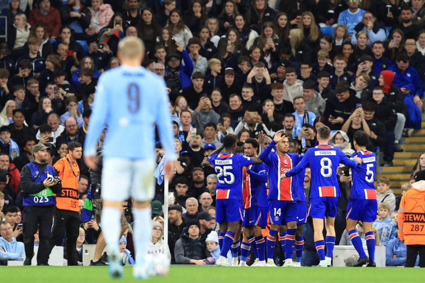 PHOTOS: PSG beat Manchester City 4-2 in Etihad Champions League thriller