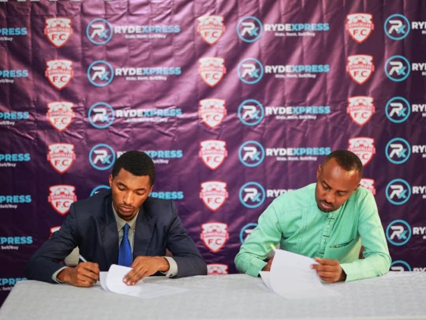 PHOTOS: Etincelles FC secure one-year deal with RydeXpress