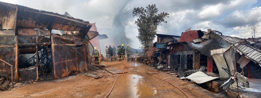 Traders face Billions in losses after Gisozi Market fire