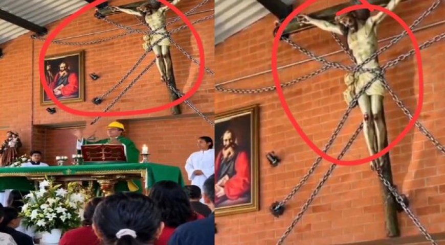 Ecuador: Chained crucifix video goes viral after Priest’s death