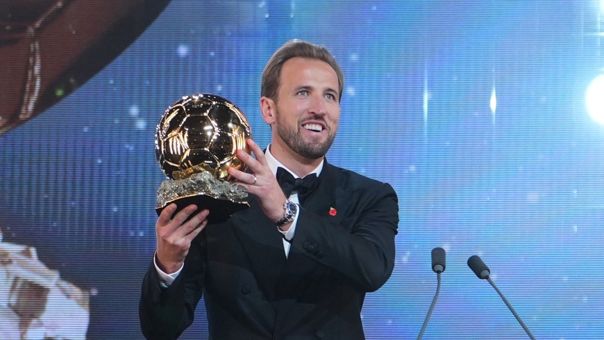 PHOTOS: Kane ends England’s 25-year wait for the Ballon d’Or